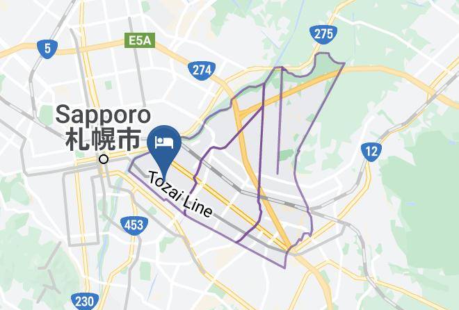 Sapporo City Shiroishi Ward - Ascent Inn Sapporo Maps