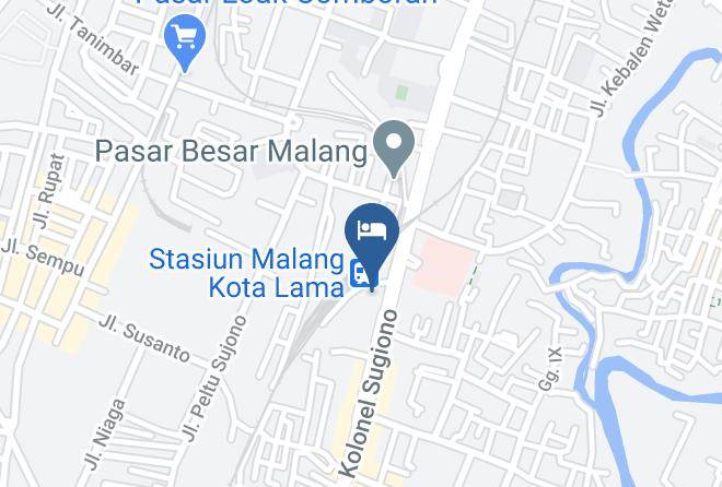 Kota Malang - Ascent Premiere Hotel And Convention Maps