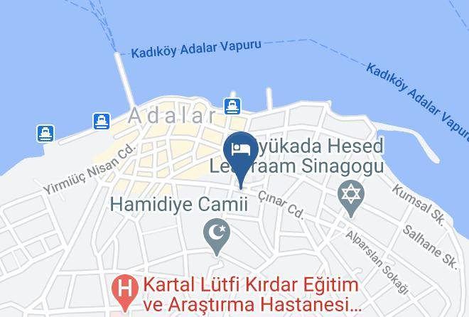 Adalar - Ascot Hotel Buyukada Maps