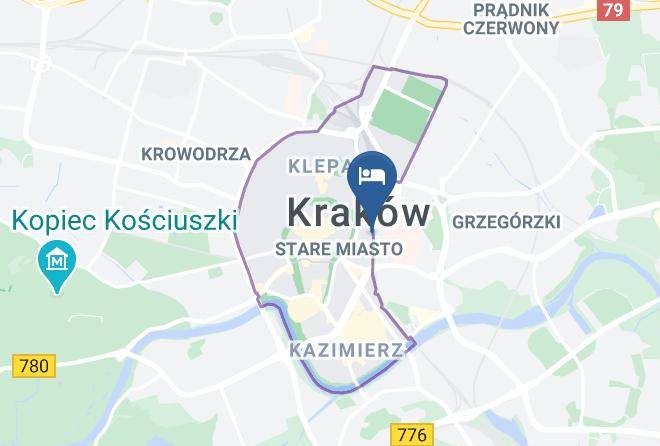 Cracow - Ascot Hotel Maps