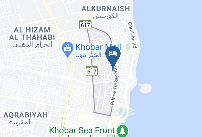 Al Khobar - Ascott Corniche Al Khobar Maps