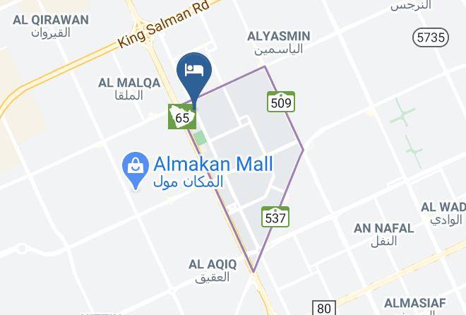 Ascott Rafal Olaya Riyadh Map