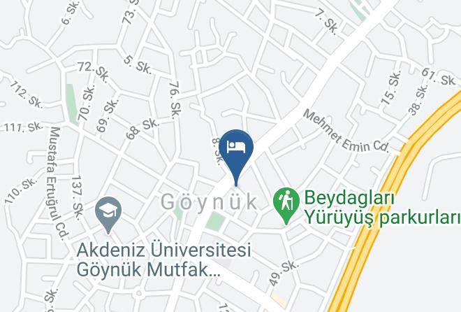 Kemer - Asel Hotel Maps