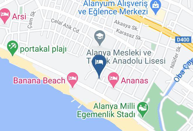 Alanya - Asem Hotel Maps