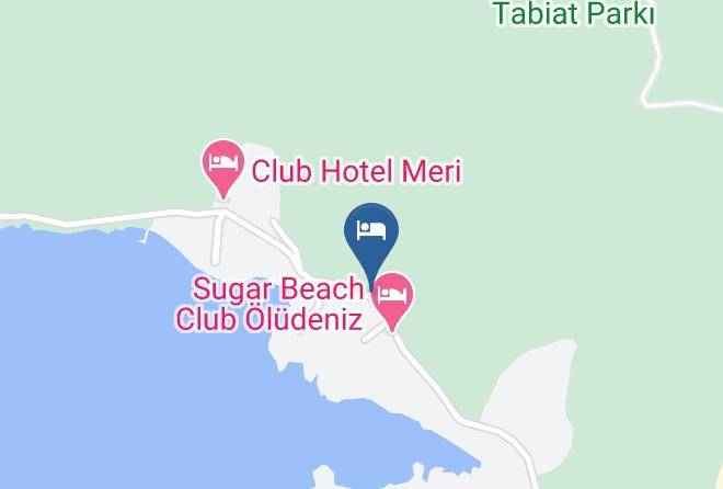 Mugla - Oba Beach Hotel & Restaurant Maps