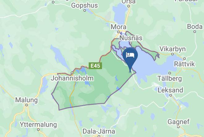 Mora - Asengarden Stugby Maps