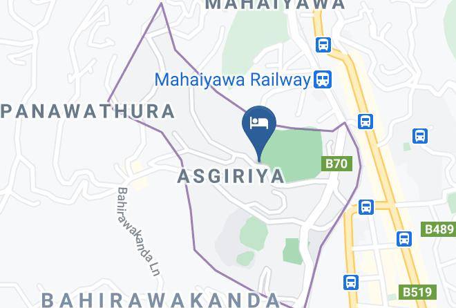 Asgiriya Ashram Bhoomi Map