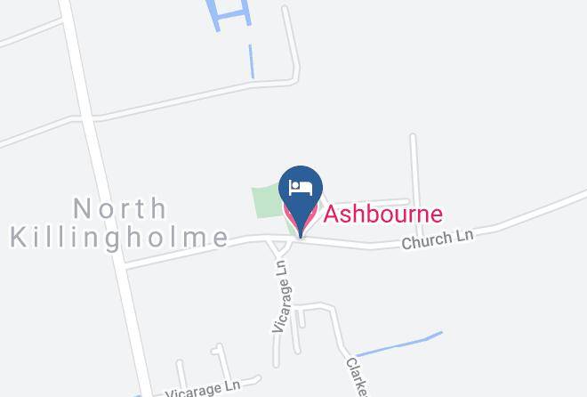 North Lincolnshire - Ashbourne Hotel Maps