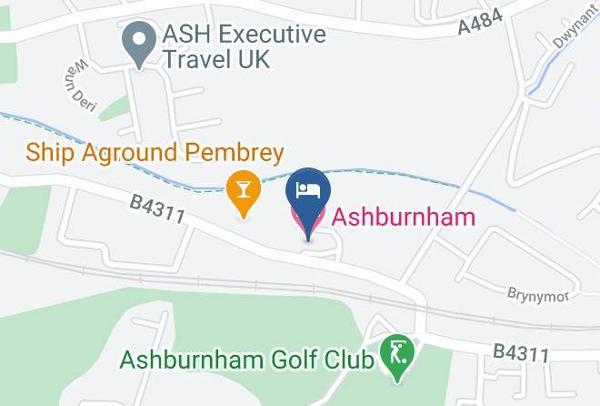 Carmarthenshire - Ashburnham Hotel Maps