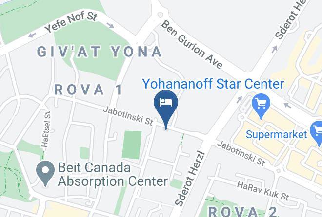 Ashdod Suites Jabotinsky Map