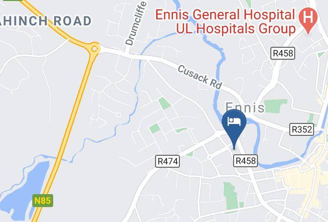 Ennis - Ashford Court Hotel Maps