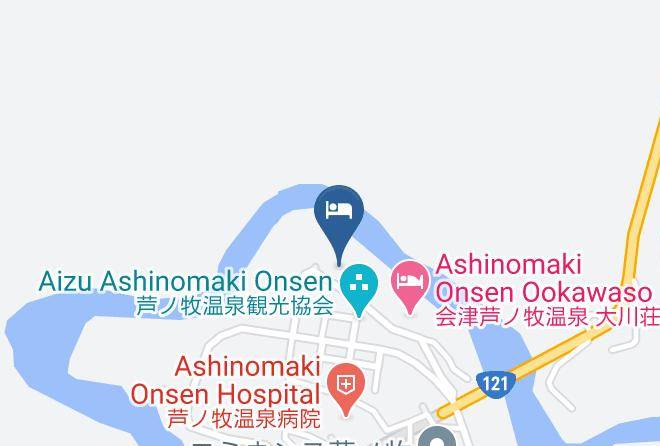 Aizuwakamatsu City - Ashinomaki Grand Hotel Maps