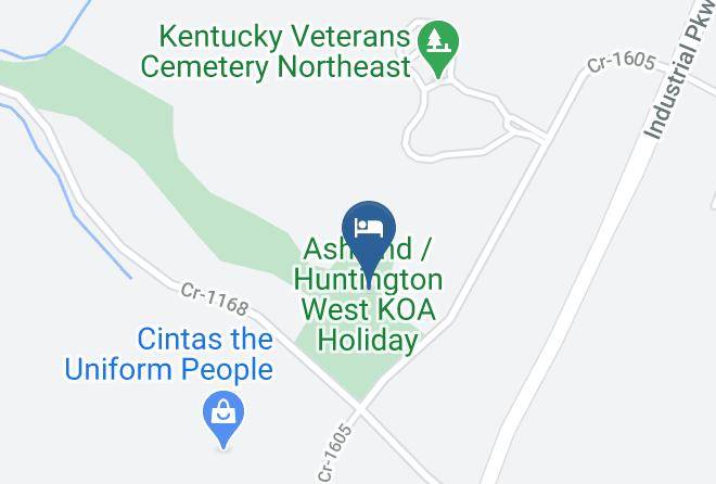 Greenup - Ashland Huntington West Koa Holiday Maps