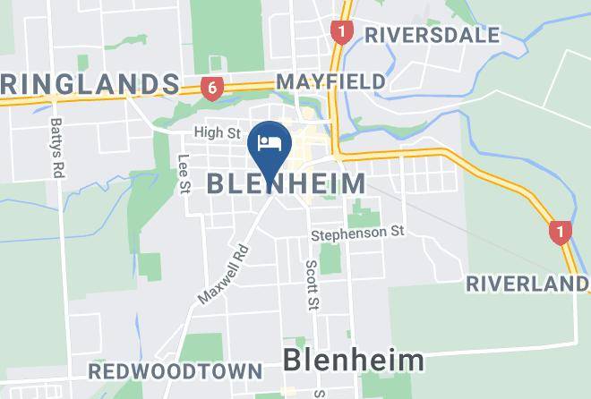 Blenheim - Ashleigh Court Motel Maps
