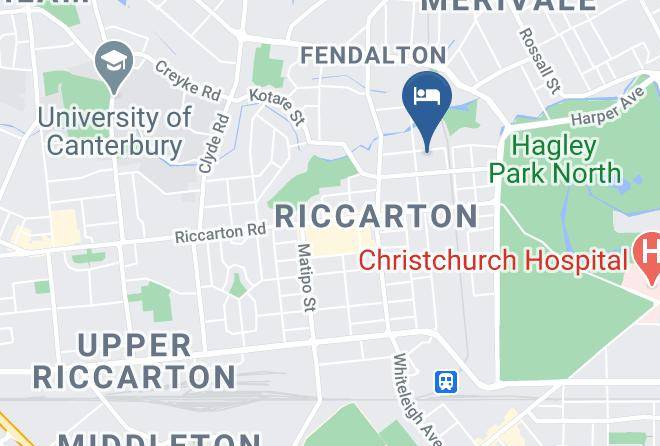 Christchurch - Ashleigh Court Motel Maps