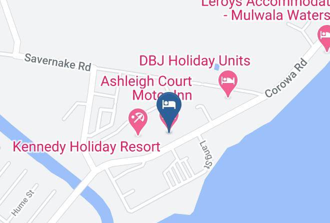 Ashleigh Court Motor Inn Map