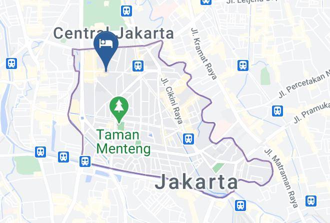 Central Jakarta - Ashley Jakarta Wahid Hasyim Maps