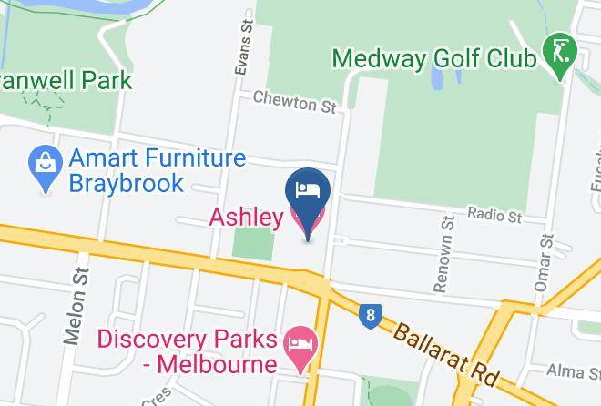 Ashley Hotel Map