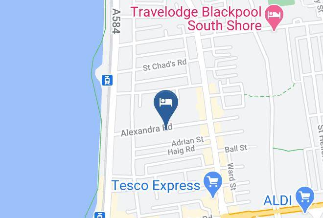 Blackpool - Ashley Victoria Hotel Maps