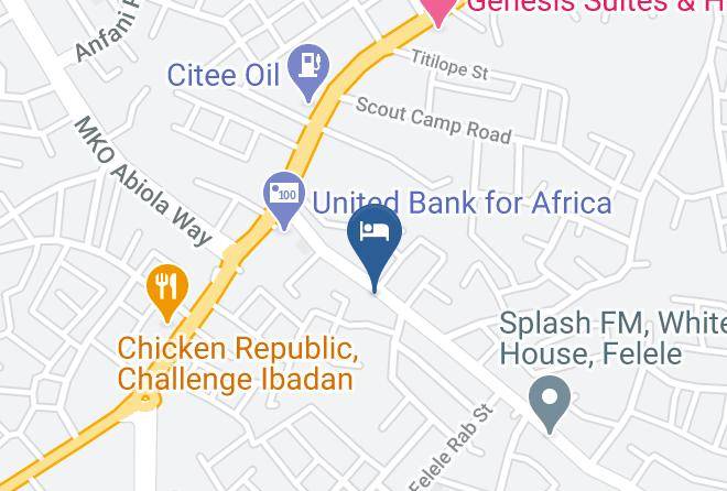 Ibadan - Ashosh Hotels Maps