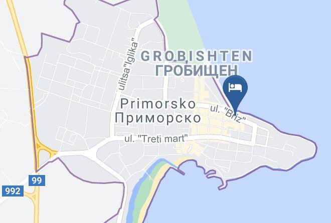 Primorsko - Ashram Hotel Maps