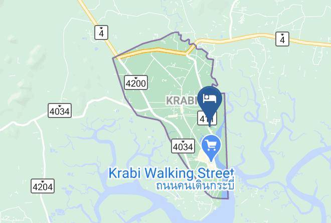 Mueang Krabi District - Ashram Kanabnam Resort Maps