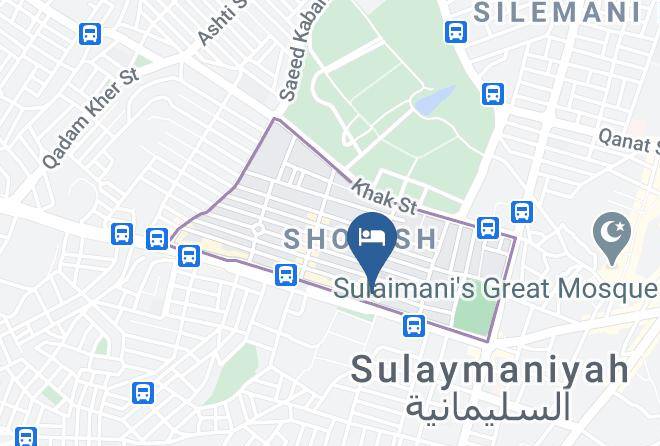 Sulaymaniyah - Ashti Hotel Maps