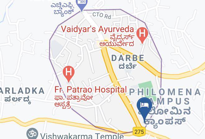 Puttur - Ashwini Restaurant And Lodging Maps