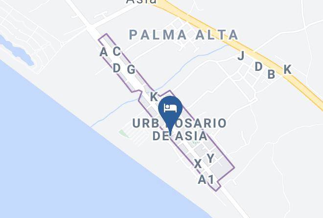 Canete - Asia Beach Hospedaje Maps