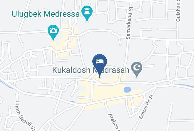 Bukhara - Asia Bukhara Hotel Maps