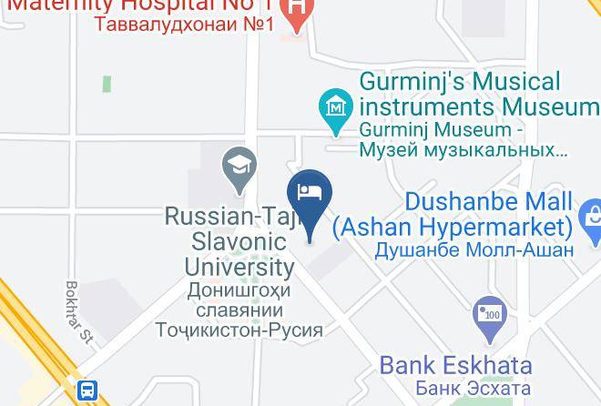 Dushanbe - Asia Grand Hotel Maps