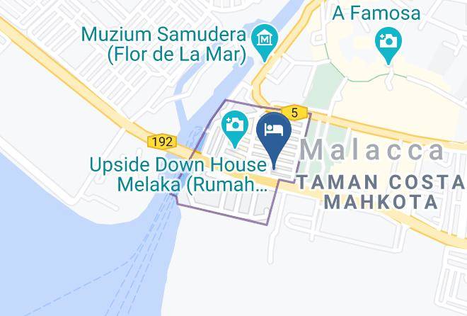Melaka Tengah - Asia Heritage Hotel Melaka Maps