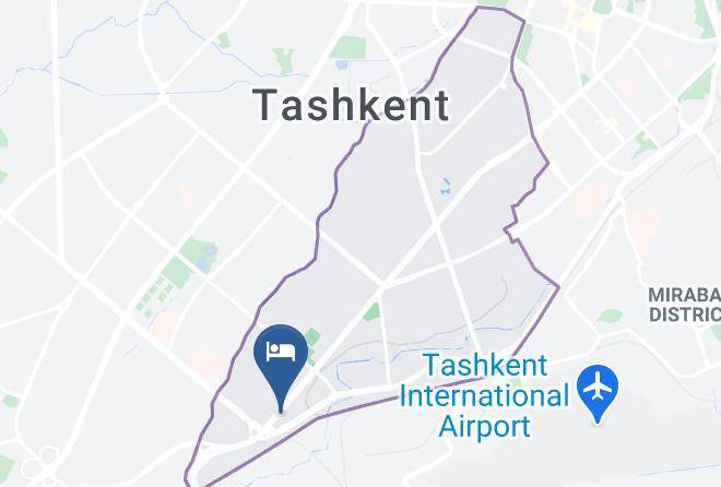 Tashkent - Asia Tashkent Hotel Maps