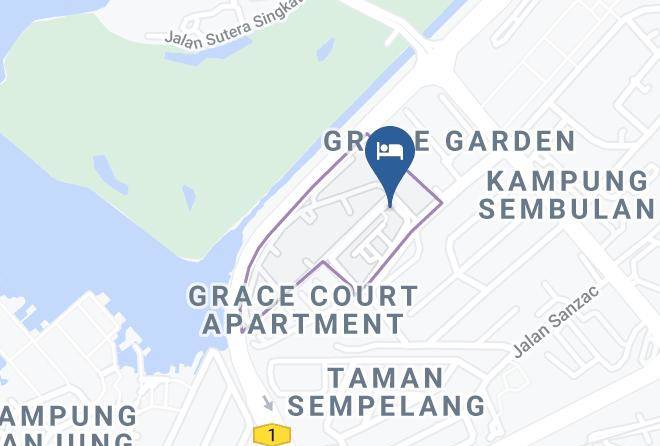 Westst Division - Asiana Hotel Grace Square Sabah Maps