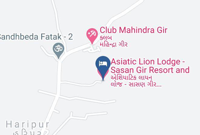 Talala - Asiatic Lion Lodge Sasan Gir Resort And Hotel Maps