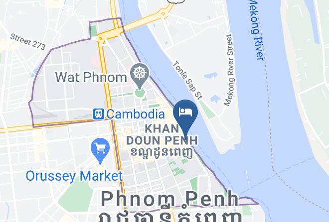 Doun Penh - Asiban Quay Boutique Hotel Maps