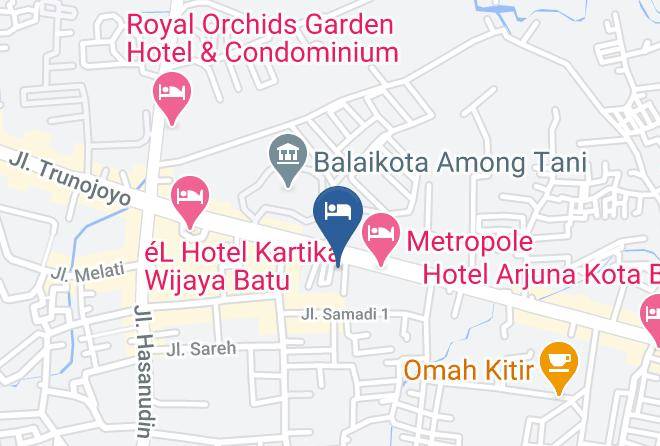 Kota Batu - Asida Hotel Maps