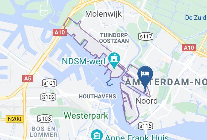 Amsterdam - Hotel Asile Flottant Maps