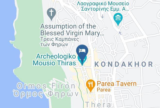 Thira - Asimina Hotel Maps