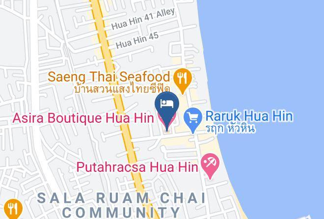 Amphoe Hua Hin - Asira Boutique Hua Hin Hotel Maps