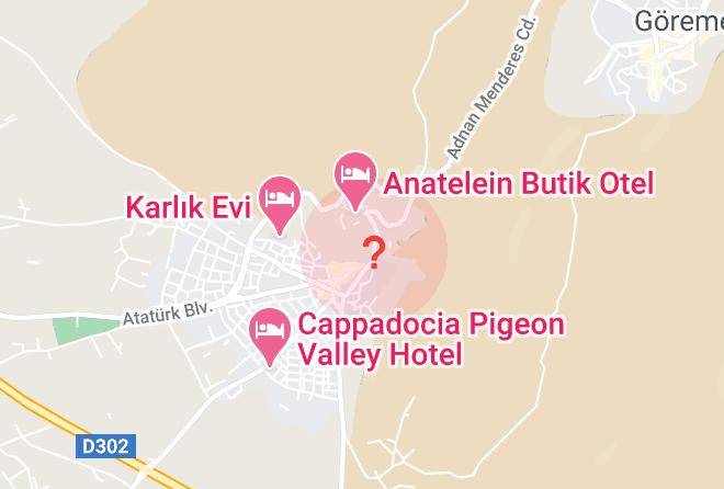 Nevsehir - Ask I Derun Hotel Maps