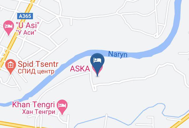 Naryn - Aska Hotel Maps