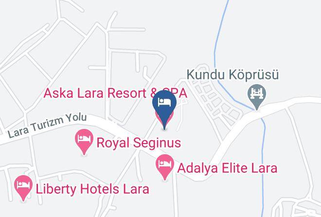 Aksu - Aska Lara Resort & Spa Maps