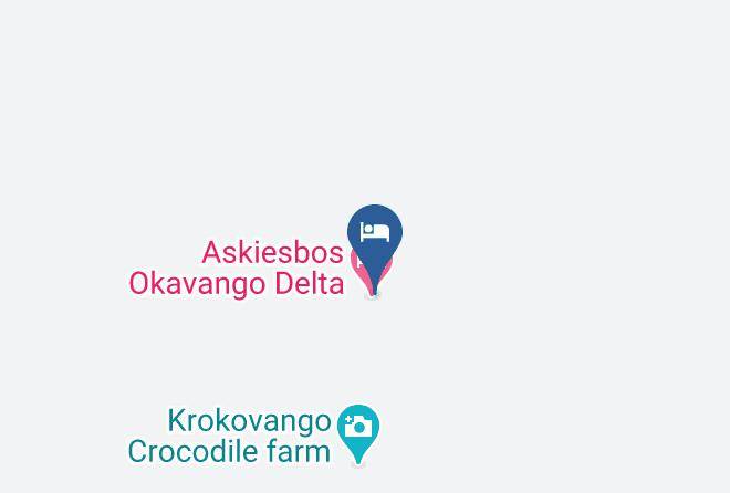 Ngamiland West - Askiesbos Okavango Delta Maps