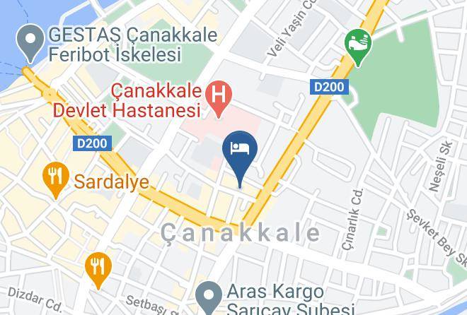 Canakkale Ismet Pasa - Askinart Hotel Maps