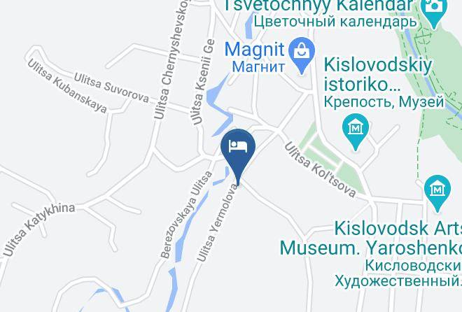 Kislovodsk - Aslan Hotel Maps