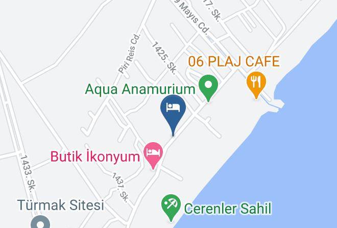 Anamur - Aslihan Motel Maps