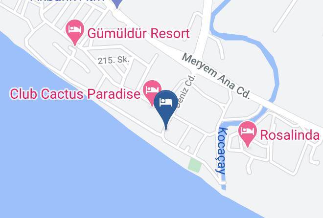 Menderes - Asmira Royal Beach Hotel Maps