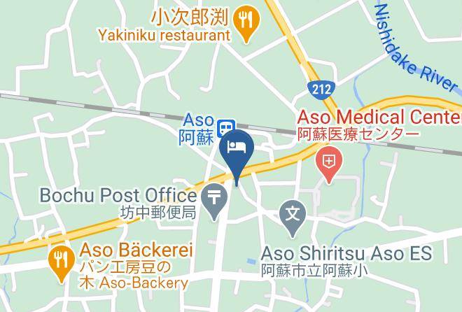 Aso City - Aso Base Backpackers Maps
