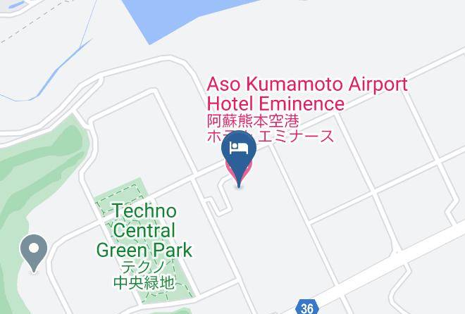 Mashiki Townkamimashiki District - Aso Kumamoto Airport Hotel Eminence Maps